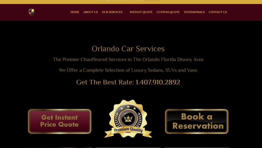 Orlando limo tours