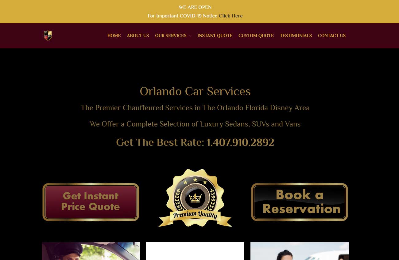 Orlando limo tours