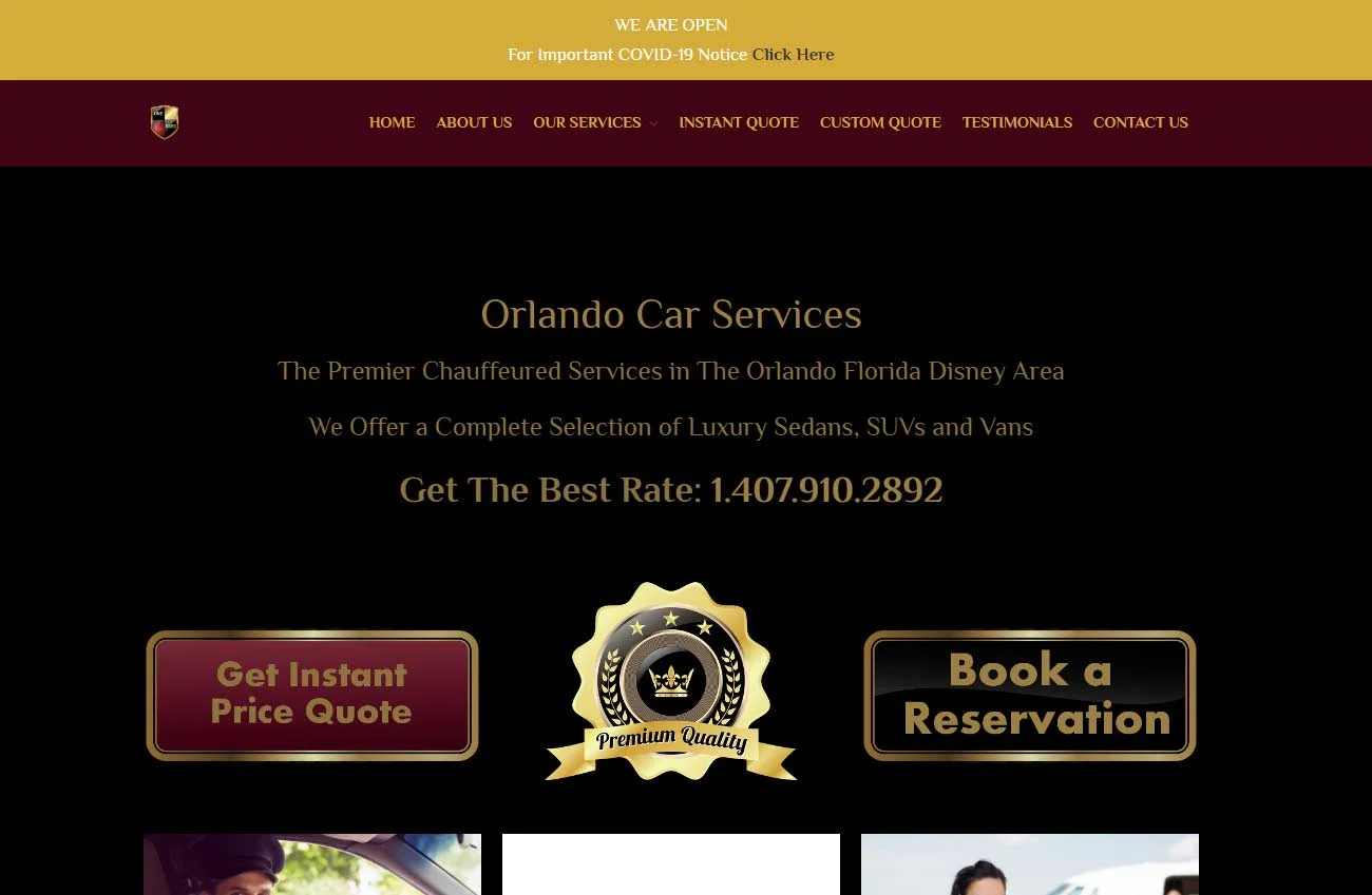 Orlando limo tours