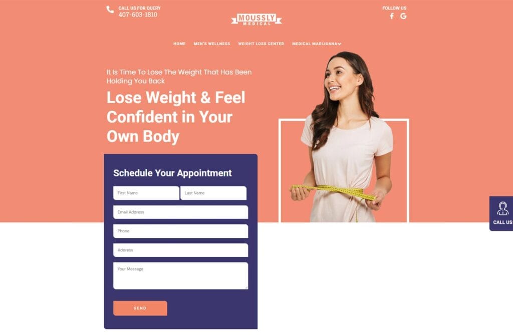 Web Design and Digital Marketing - TrillSites.com weight loss center